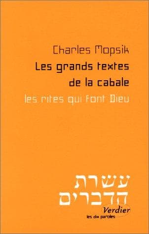 Tapa de Les grands textes de la Cabale