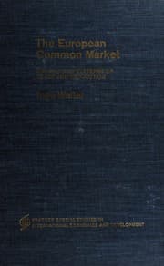 Tapa de The European Common Market
