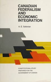 Tapa de Canadian federalism and economic integration