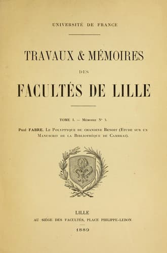 Tapa de Le Polyptyque du chanoine Benoit