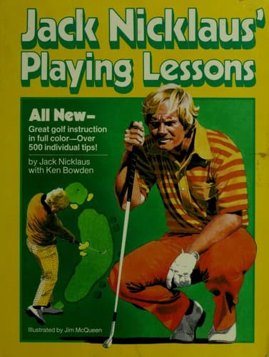 Tapa de Jack Nicholas Playing Golf