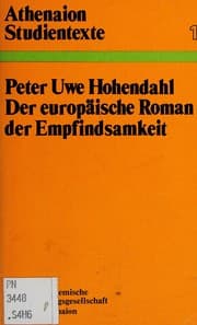 Tapa de Der europäische Roman der Empfindsamkeit