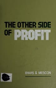 Tapa de The other side of profit