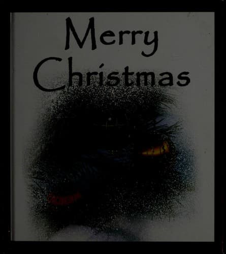 Tapa de Merry Christmas