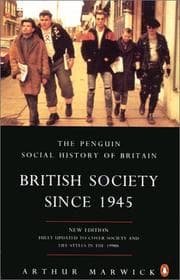 Tapa de British Society Since 1945 (Penguin Social History of Britain)