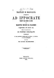 Tapa de Trattati di mascalcia attribuiti ad Ippocrate