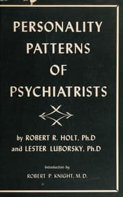 Tapa de Personality patterns of psychiatrists