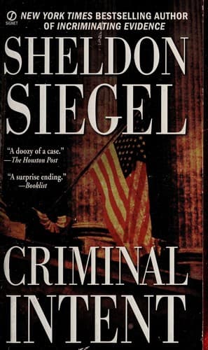 Tapa de Criminal intent.