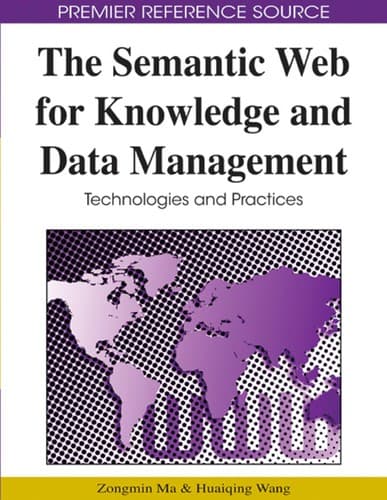 Tapa de The Semantic Web for knowledge and data management
