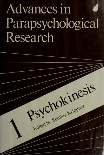 Tapa de Advances in parapsychological research