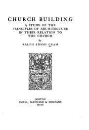 Tapa de Church Building: A Study of the Principles of Architecture in Their Relation to the Church ..