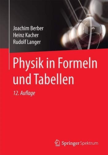 Tapa de Physik in Formeln und Tabellen