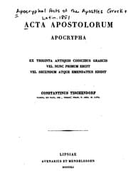 Tapa de Acta apostolorum apocrypha