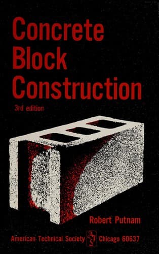 Tapa de Concrete block construction