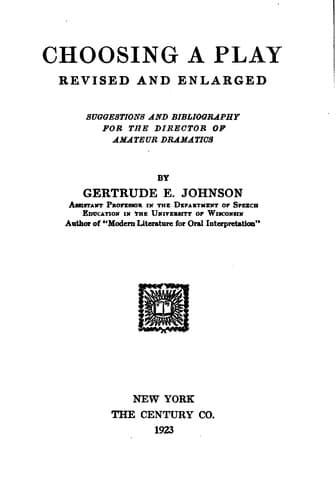 Tapa de Choosing a Play, Revised and Enlarged