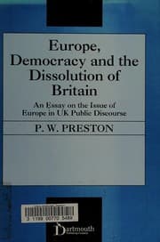 Tapa de Europe, democracy, and the dissolution of Britain