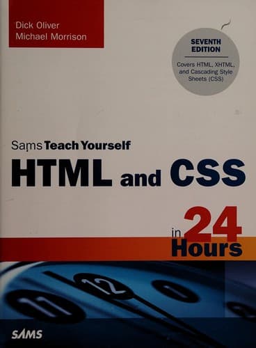 Tapa de Sams teach yourself HTML and CSS in 24 hours