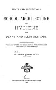 Tapa de Hints and Suggestions on School Architecture and Hygiene: With Plans and Illustrations; Prepared ..