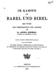 Tapa de Im Kampfe um Babel und Bibel: Ein Wort zur Verständigung und Abwehr