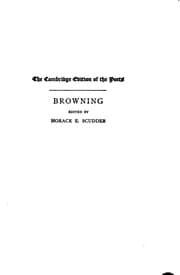 Tapa de The Complete Poetic Works of Browning