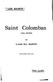 Tapa de Saint Columban (vers 540-615)