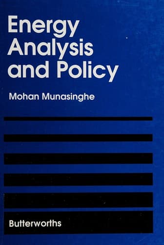 Tapa de Energy analysis and policy