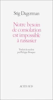 Tapa de Notre besoin de consolation est impossible à rassasier