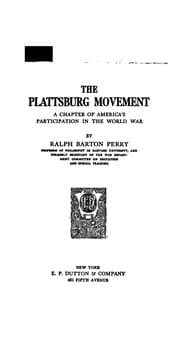 Tapa de The Plattsburg movement