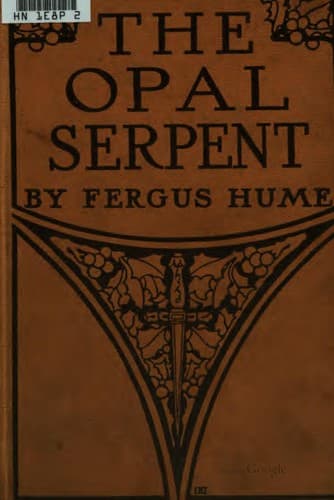 Tapa de The opal serpent
