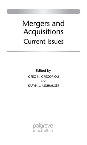 Tapa de Mergers and acquisitions