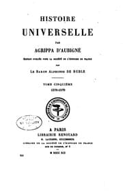 Tapa de Histoire universelle