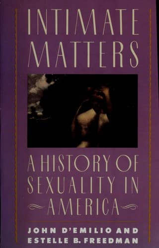 Tapa de Intimate matters