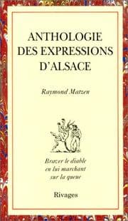 Tapa de Anthologie des expressions d'Alsace