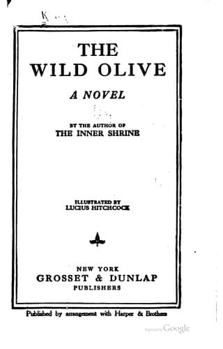 Tapa de The wild olive