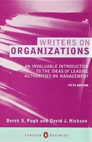 Tapa de Writers on organizations