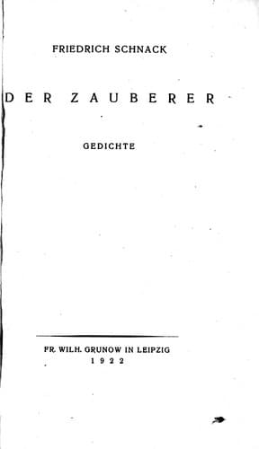 Tapa de Der Zauberer