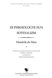 Tapa de Zur Psychologie des Sozialismus