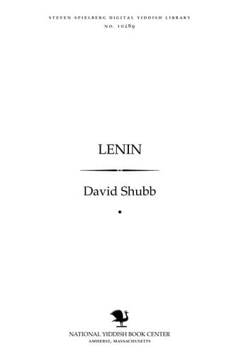 Tapa de Lenin