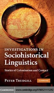 Tapa de Investigations in sociohistorical linguistics