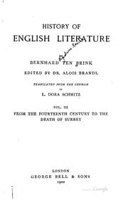 Tapa de History of English Literature