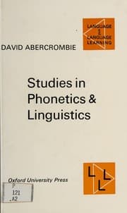 Tapa de Studies in phonetics and linguistics