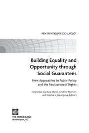 Tapa de Building equality and opportunity through social guarantees