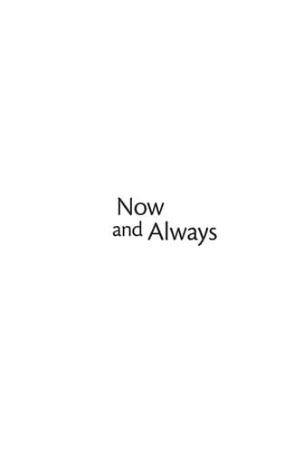 Tapa de Now and always