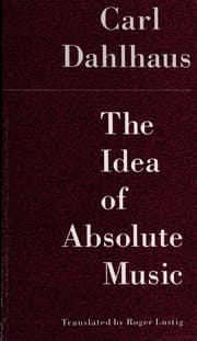 Tapa de The idea of absolute music