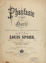 Tapa de Phantasie (C moll) für Harfe