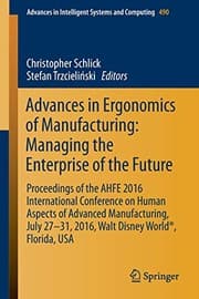 Tapa de Advances in Ergonomics of Manufacturing : Managing the Enterprise of the Future