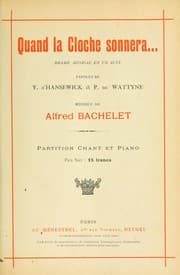 Tapa de Quand la cloche sonnera
