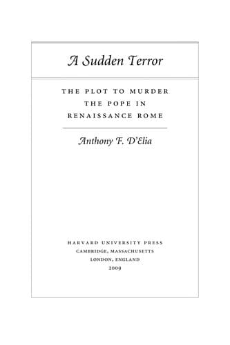Tapa de A sudden terror