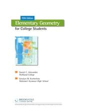 Tapa de Elementary geometry for college students