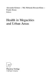 Tapa de Health in megacities and urban areas
